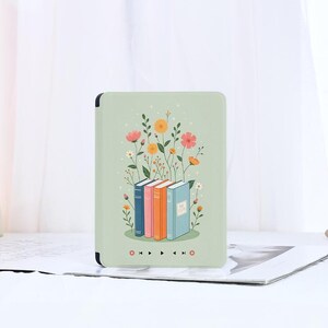 Book Flower Player Kindle Case Kindle Paperwhite 1/2/3/4/5, Kindle Paperwhite 11th Case Kindle Case 7&quot; Colorsoft 2024 Case Kindle 2019/2022