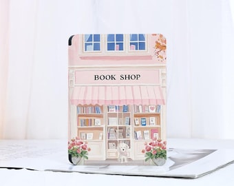 Book Shop Pink Kindle Case Kindle 11/12th Paperwhite 1/2/3/4/5 Kindle Colorsoft Case Auto Wake/Sleep Paperwhite 2024 Kindle 2019/2022