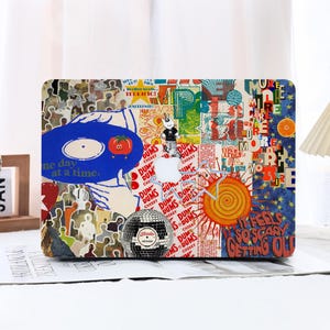Cartoon Art Collage MacBook Case Cover For New MacBook Pro 13 14 15 16 M1 M2 M3 M4 Air 13 A2681 A2337 A2338 Laptop 2024 2022 2021 Case