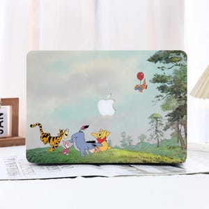 Cartoon Winnie MacBook Case Macbook Air Case Macbook Pro Case Macbook Air 15/13/11 Macbook Pro 13/14/15/16 2020-2024 Laptop Protective Case