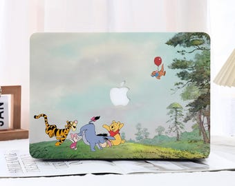 Cartoon Winnie MacBook Case Macbook Air Case Macbook Pro Case Macbook Air 15/13 Macbook Pro 14/15/16 Neo 13 2026 Laptop Protective Case