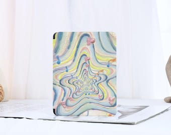 Capa para Kindle Deformed Star Art Kindle 11/12 PaperWhite 7/10/12 PaperWhite 2024 Capa para Kindle Colorsoft com função de despertar/repouso automático