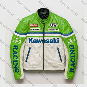 Kawasaki Leather Jacket, Kawasaki Z650 Leather Suit, Real