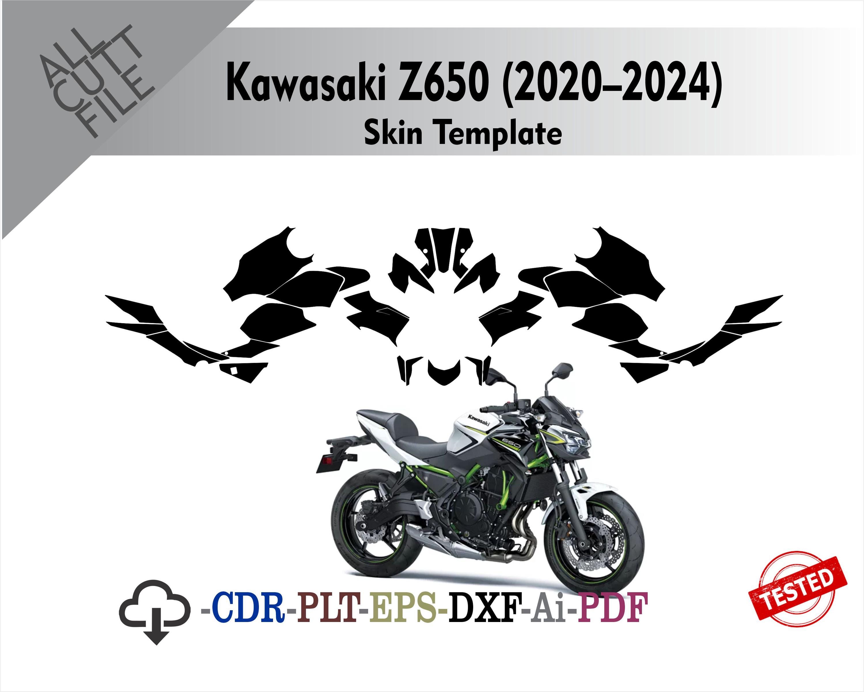 Kawasaki Z650 2020–2024 Template Vector Die 1:1 Scale - Etsy