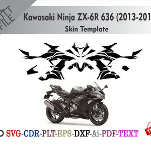 Kawasaki Ninja Zx6r 636 Decals - Etsy