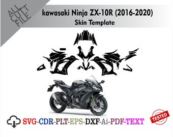 ZX-10R 2011-2020用グラフィックキット「ヘキサゴン」オートバイ