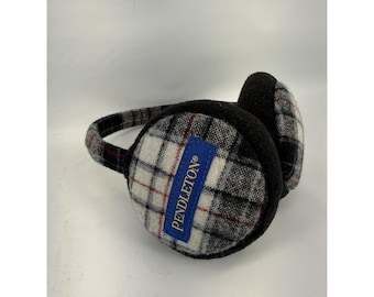 Pendleton Earmuffs Wool Tartan Plaid Heritage Vintage Rare Unisex