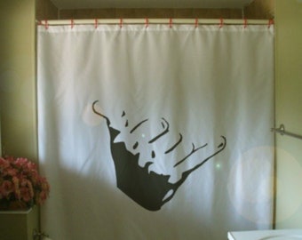 hang loose Shower Curtain hand signal cool rock surf surfer beach bathroom decor kids bath curtains custom size waterproof
