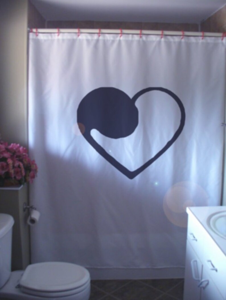 Love Heart Hug Shower Curtain Valentine Day Embrace Hugs Lover Etsy