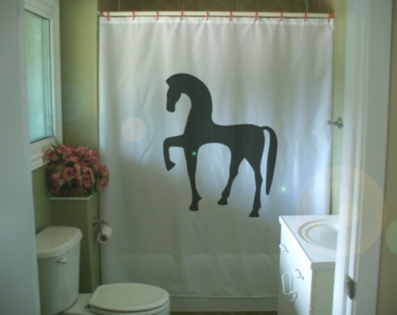 Greek Horse Shower Curtain Ancient Greece Epona Equestrian Etsy