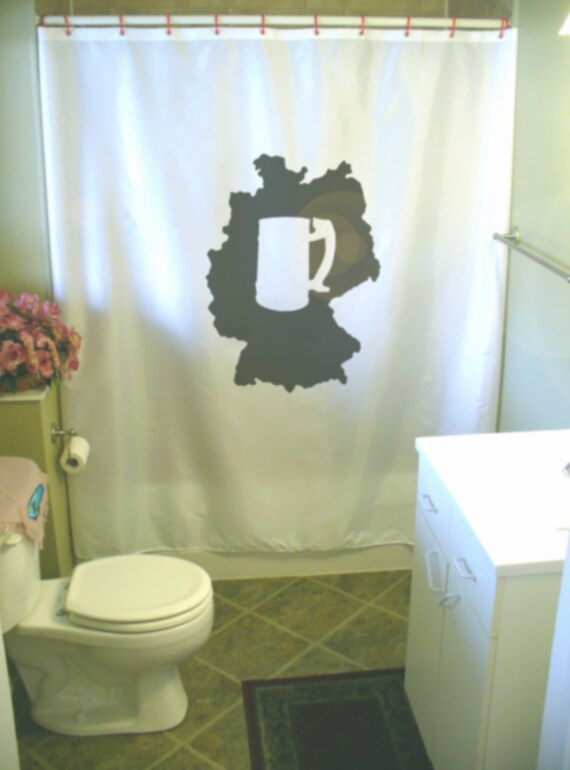 Germany Stein Shower Curtain German Deutsch Map Beer Glass Etsy