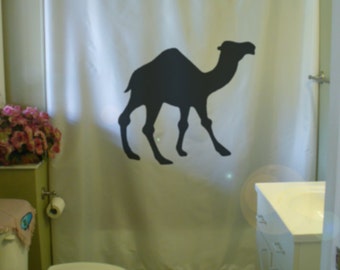 dromedary camel shower curtain desert one hump caravan arabia gamal bathroom decor kids bath curtains custom size waterproof