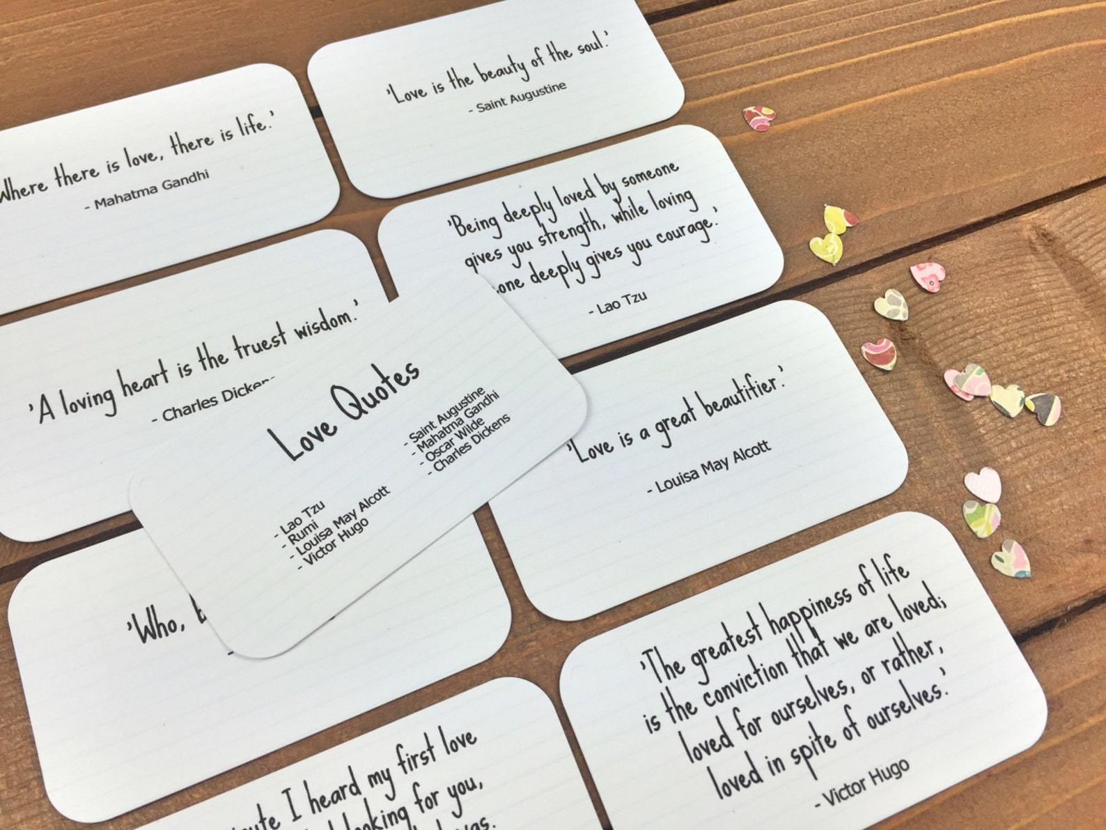 Love Quotes Wedding Favors for Guests Wedding Quotes Set Etsy