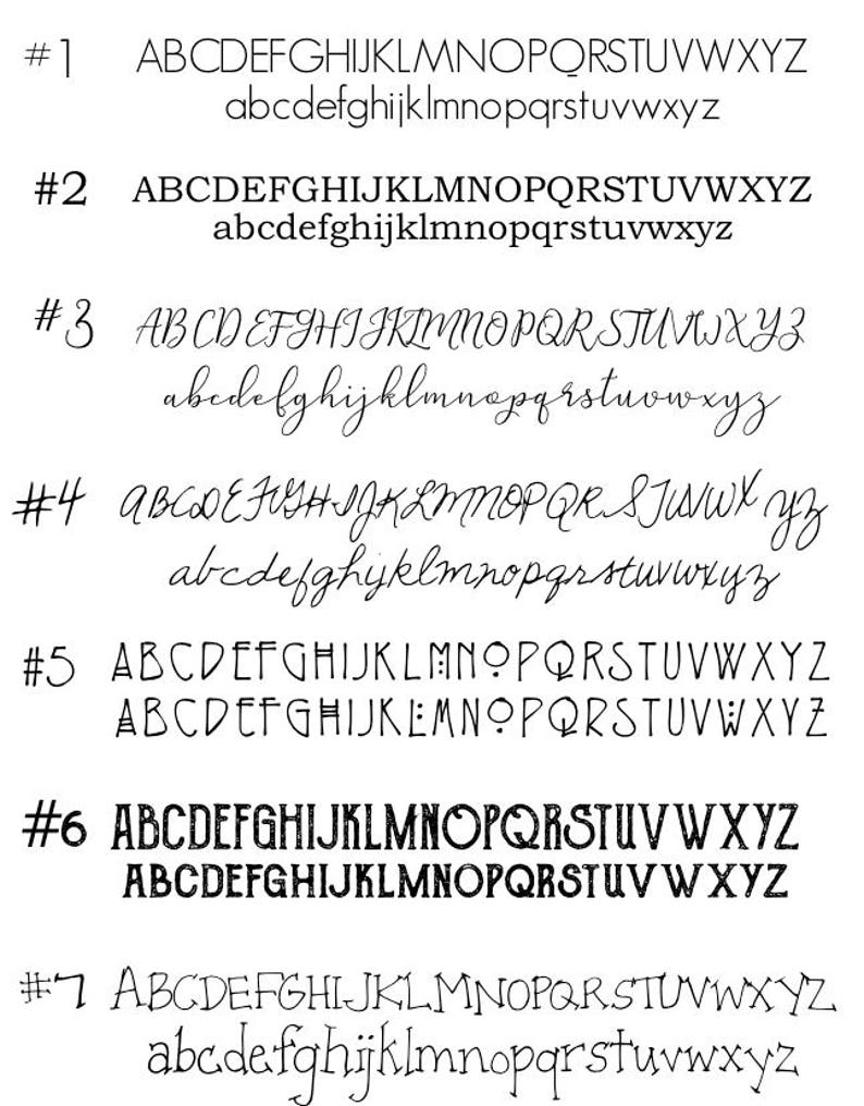 Personalized Name Notepad Choose Your Font 5.5 X 8.5 Etsy