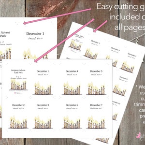 Christian Advent Calendar | Printable Bible Reading Plan for Christmas ...