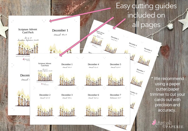 Christian Advent Calendar Printable Bible Reading Plan for - Etsy