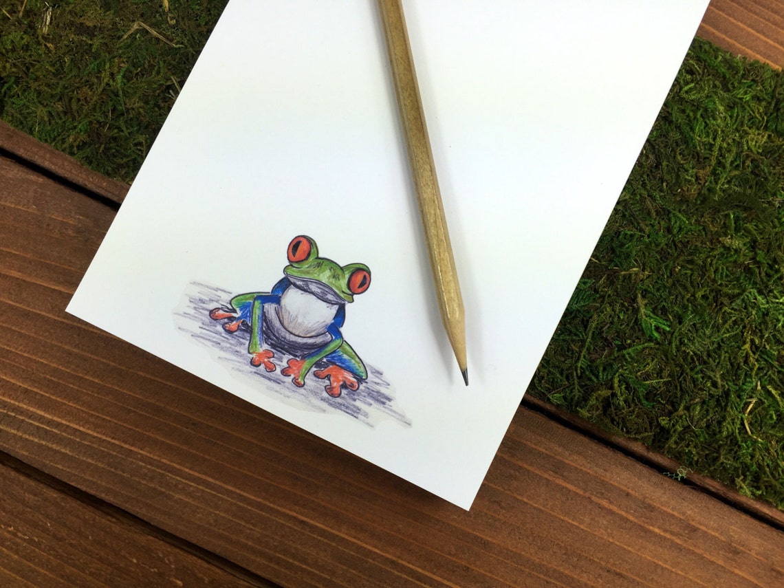 Personalized Frog Notepad Frog Gifts for Men Women Kids & Etsy