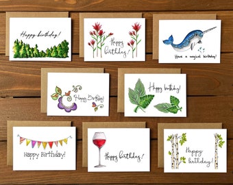 Set of 32 Assorted All Occasion Cards | Variety Pack Notecard Set | Assorted Greeting Cards with Envelopes