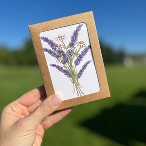 Biglietti per appunti color lavanda, scegli il tuo messaggio - set in scatola da 8