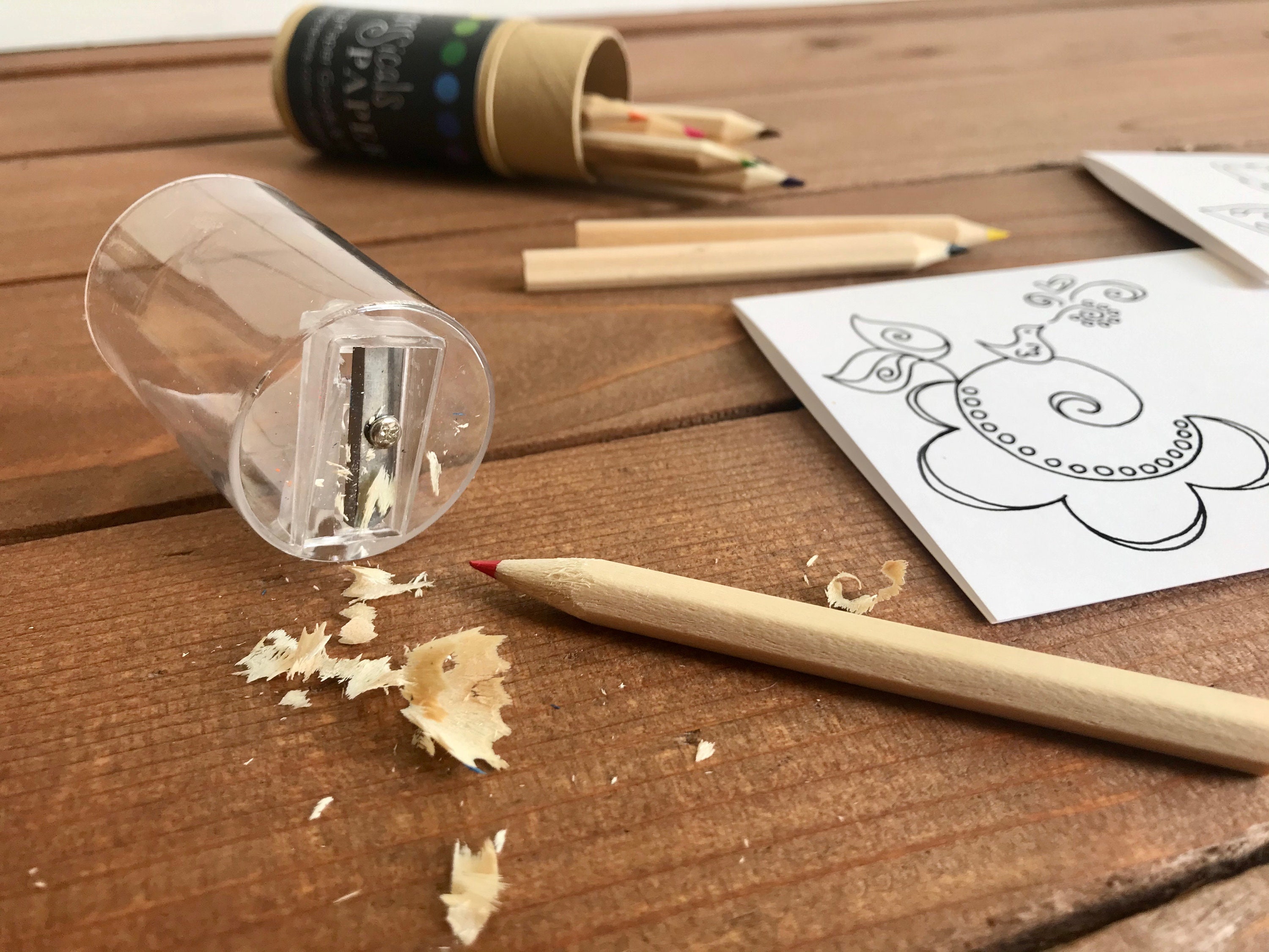 Color Your Own Cards Blank Coloring Cards Kit for Adults | Etsy