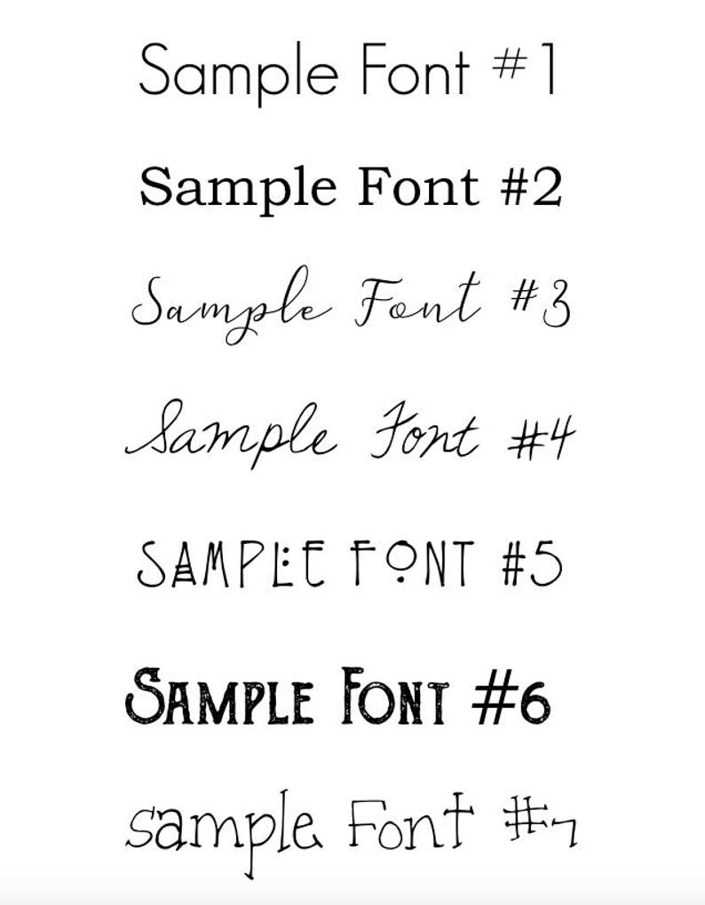 Personalized Name Notepad Choose Your Font 5.5 X 8.5 Etsy