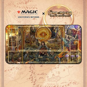 Tapis de jeu LOTR The Two Towers TCG MTG / 24 x 14 po. (600 x 350 x 2 mm)