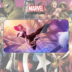 Spinne Gwen Marvel Champion TKG / 24 "x14" Zoll (600x350x2mm)