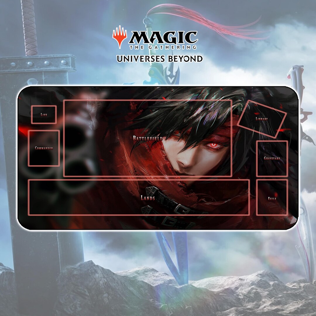 Playmat Vincent Valentine TCG MTG X FF / 24