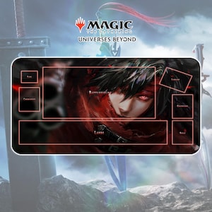 Tapis de jeu Vincent Valentine TCG MTG x FF / 600 x 350 x 2 mm (24 x 14 po.)