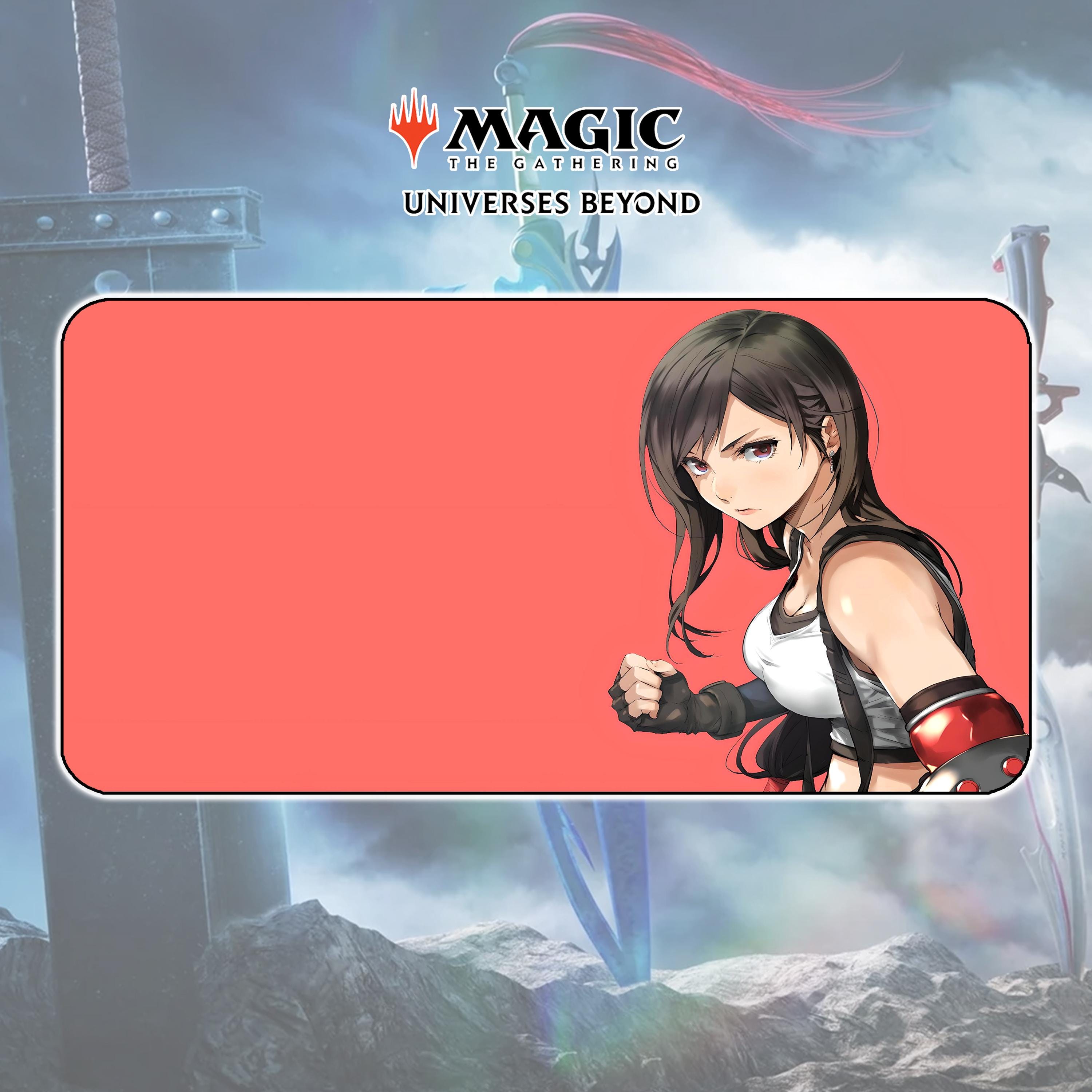 MAGIC: THE GATHERING プレイマット　ティナ　FF7 Playmat Tifa TCG MTG X FF / 24