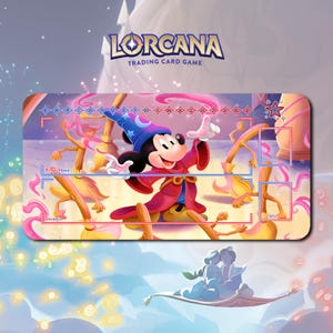 Mickey Mouse Playmat Lorcana TCG  / 24&quot;x14&quot; inches (600x350x2mm)