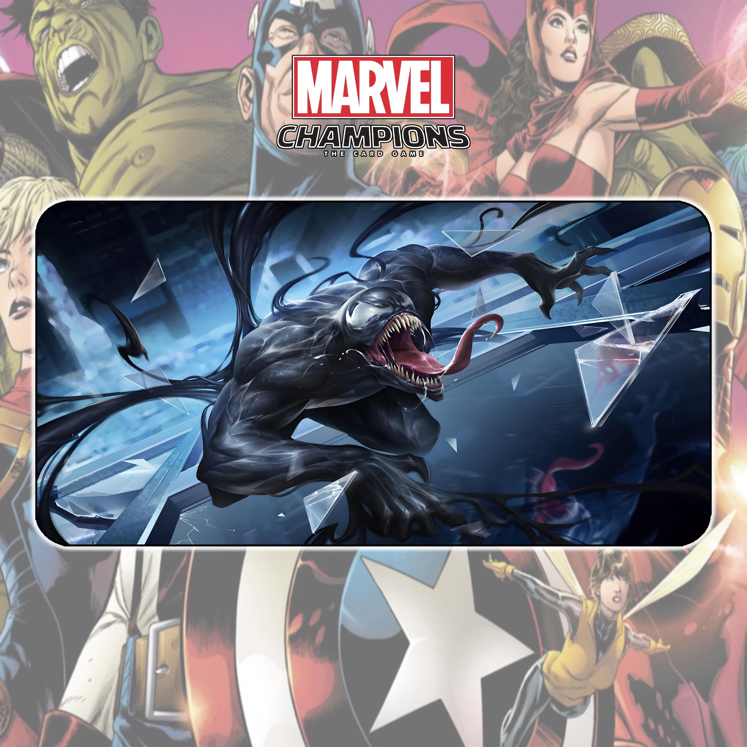 マーベル GAMEgenic VENOM プレイマット Marvel Champions Game Mat – Venom – Asmodee North America