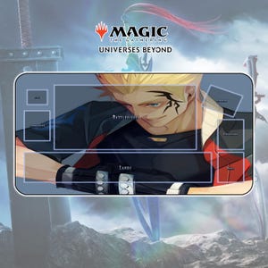 Playmat Zell TCG MTG x FF / 24&quot;x14&quot; inches (600x350x2mm)