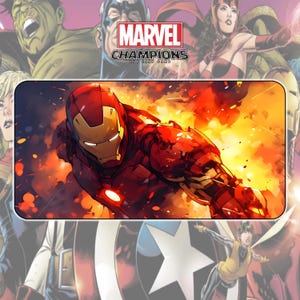"Iron Man II ""Marvel Champion"" Sammelkartenspiel / 24"x14" inches (600x350x2mm)"