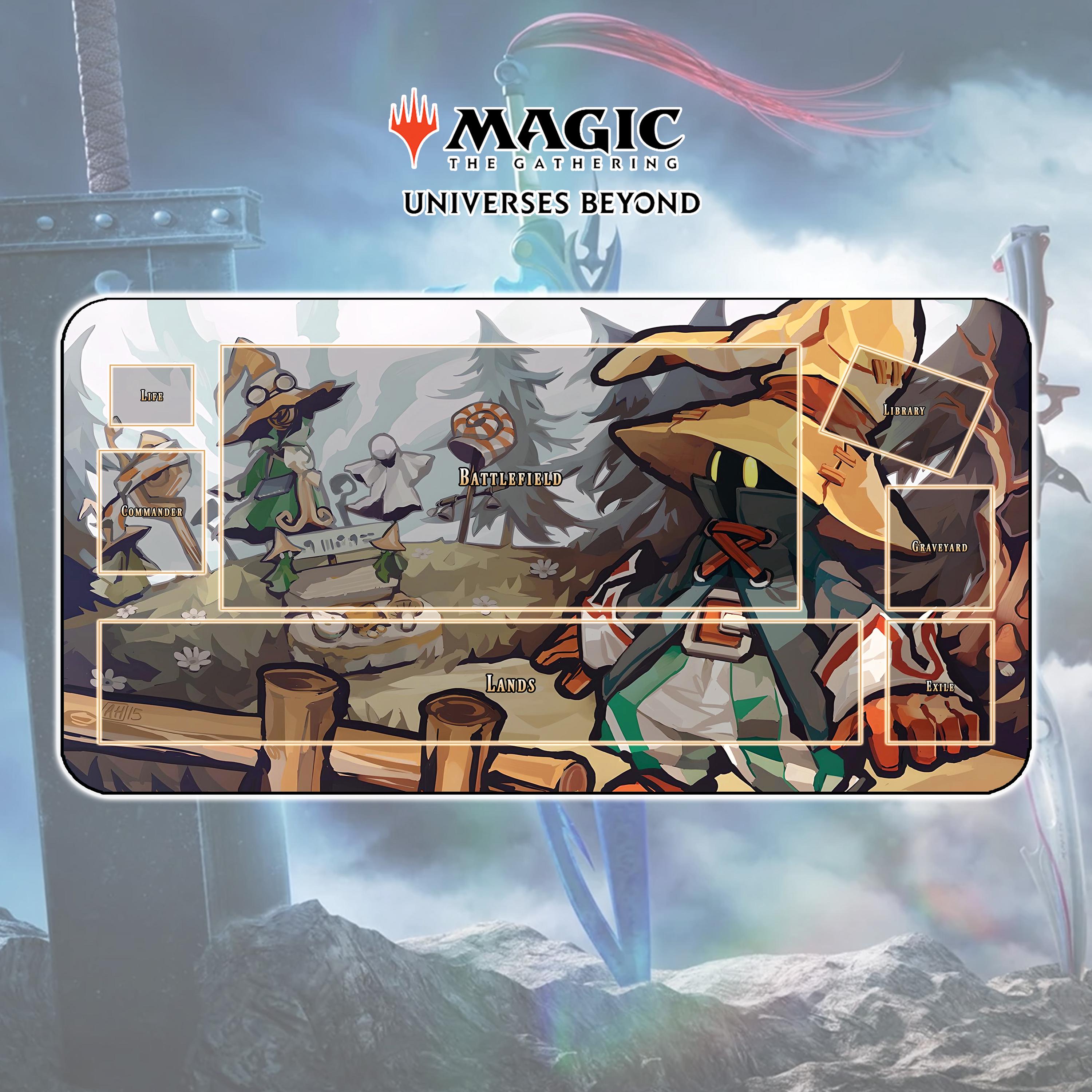 MTG FF プレイマット新品未開封　ビビ　ViVi FF9 ウルトラプロ/FF《ビビ・オルニティア》 ブラックステッチ入り