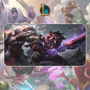 LOL - Garen Fallen God King / Mousepad Deskmat