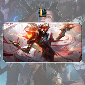 LOL - Jhin Mythificateur / Mousepad Deskmat