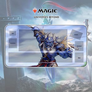 Playmat Kimahri TCG Mtg x FF / 24"x14" inches (600x350x2mm)