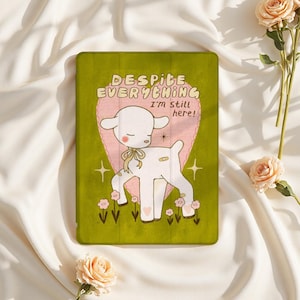Lovely Lamb iPad Case for iPad Air 6/5, iPad 10.9" 2022, iPad Pro 12.9" 2021 | Custom Protective Cover for iPad Mini 6, iPad 9/8/7