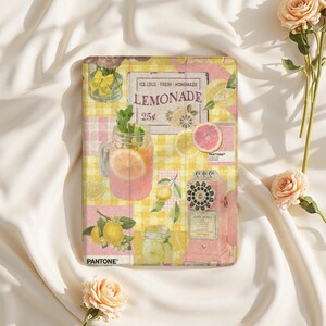 Custodia Lemonade per iPad per iPad Air 6/5, iPad 10.9" 2022, iPad Pro 12.9" 2021 / Custodia protettiva personalizzata per iPad Mini 6, iPad 9/8/7
