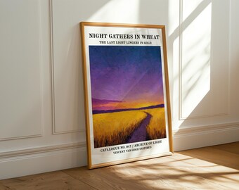 Decoración inspirada en Van Gogh / Impresión de arte decorativo de pared para interiores modernos