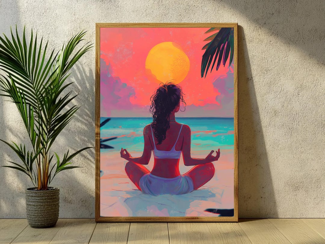 Meditation Poster - Yoga Art - Zen Wall Art - Spiritual Art ...