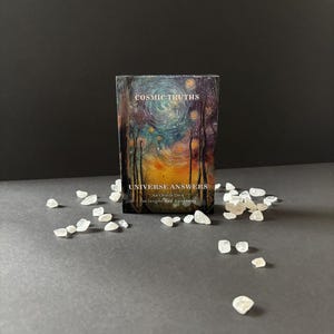 Cosmic Truths Oracle Deck – Universe Answers, Spiritual Guidance, Intuition Awakening