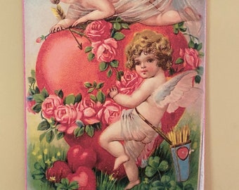 Victorian angels baby angels 147 CHERUBS Vintage VALENTINES digital ephemera art images DOWNLOAD antique valentine cards vintage Cupid