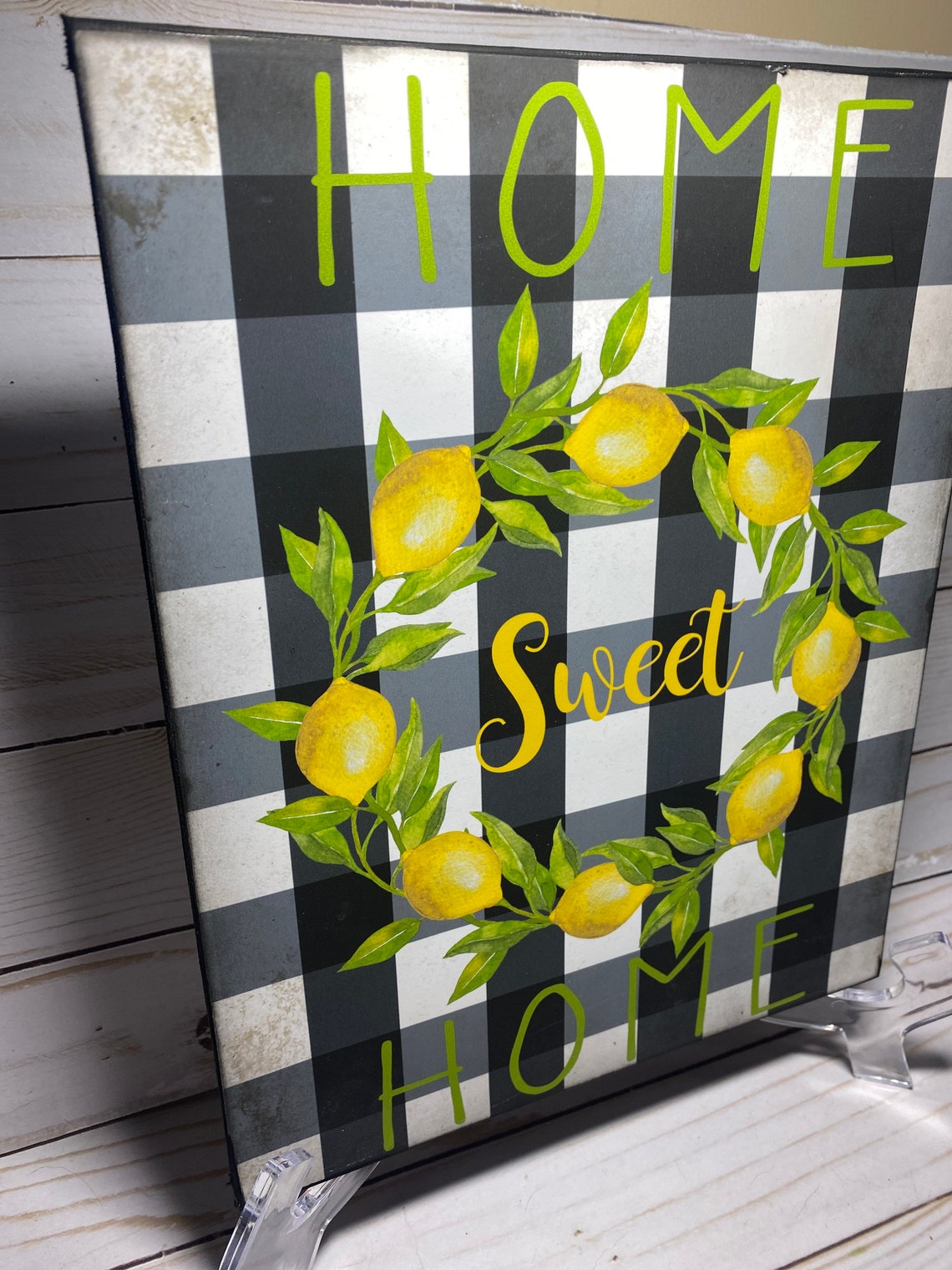 Lemon Wall Decor Lemon Theme Wall ArtLemonade Sign Summer Etsy