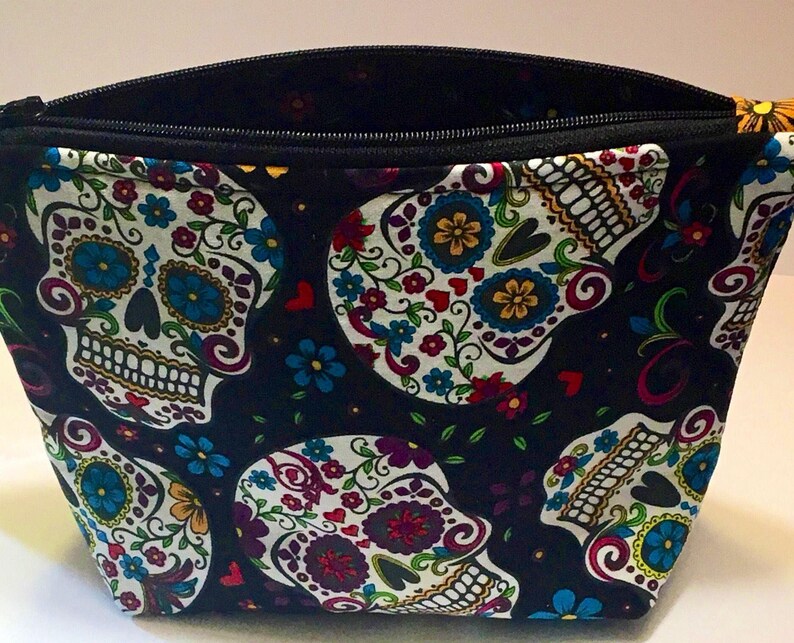 Sugar Skull Makeup BagSugar Skull Bag Sugar Skull Gifts Day Etsy
