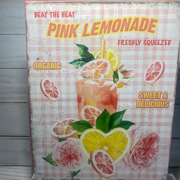 Lemonade Wall Decor Etsy