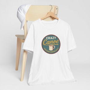 Crazy Canoe Graphic Tee, Nature Adventure Shirt