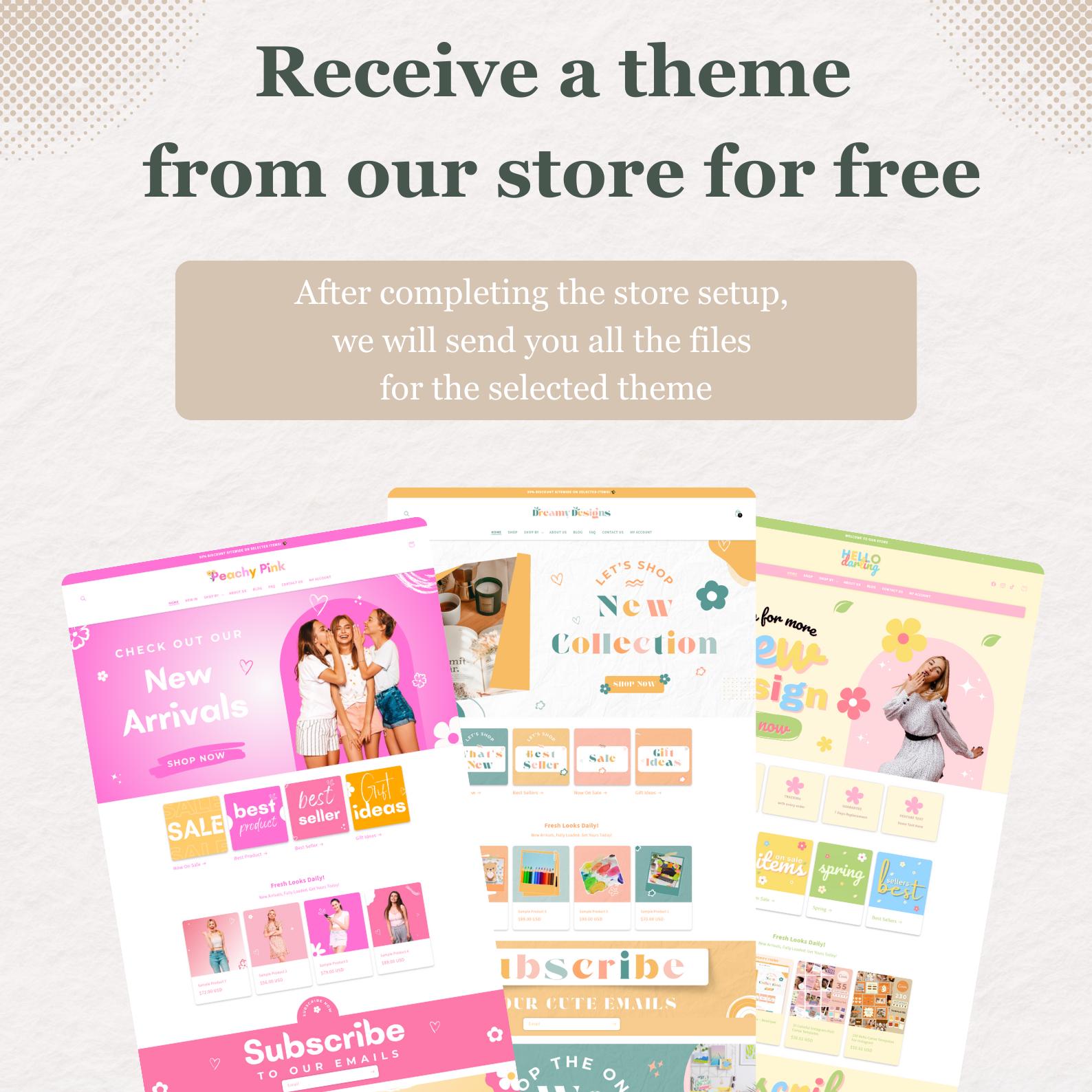 Shopify Store Setup in 24H | Conversion-optimized Theme Included - Etsy