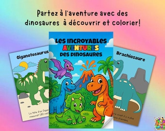 Livre de Coloriage de Dinosaurier für Enfant